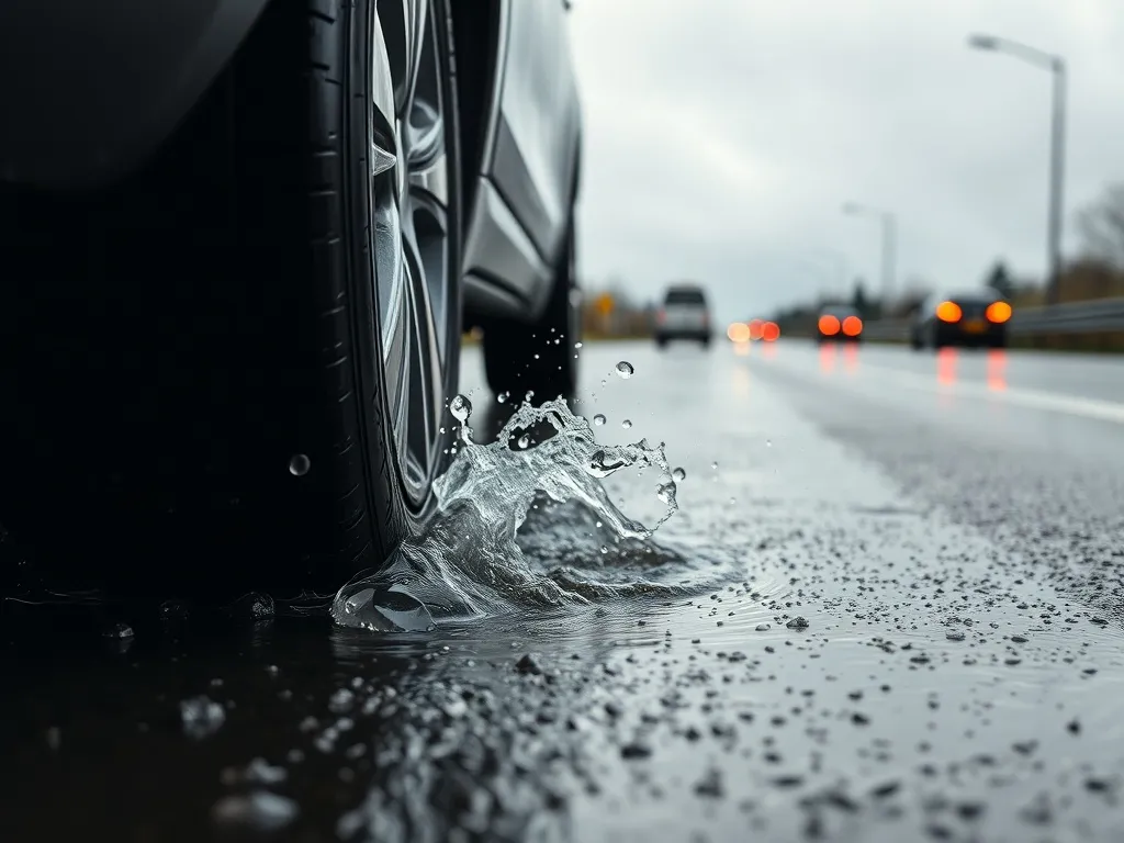 Jak bezpiecznie jeździć w deszczu?